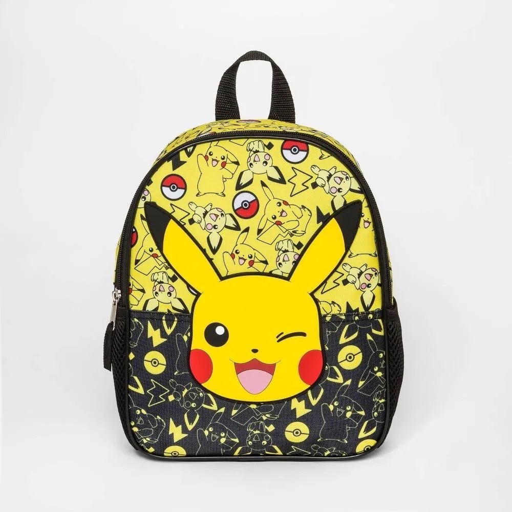 Pikachu Kids Backpack - Yellow and Black